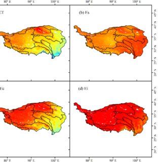 Spatial Distributions Of The Trends Of Seasonal Evapotranspiration In