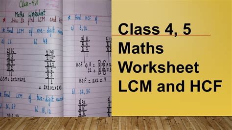 Class Lcm And Hcf Class Lcm And Hcf How To Find Lcm And Hcf