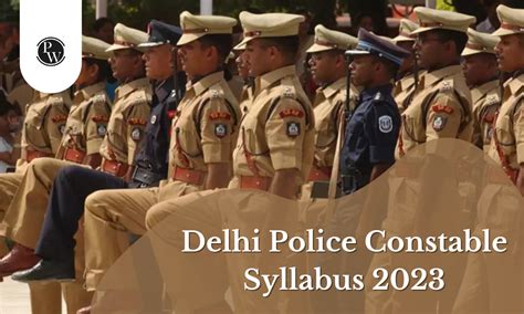 Delhi Police Constable Syllabus Pdf Latest Exam Pattern