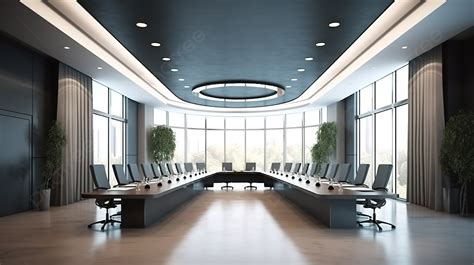 3d Rendering Of Conference Room In Office Building Background, Office Floor, Office Design ...