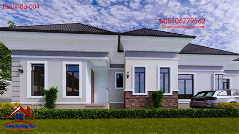 four bedroom bungalow (BG-004) - A one building plan