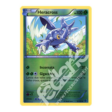 008 149 Heracross Non Comune Reverse IT MINT Federicstore