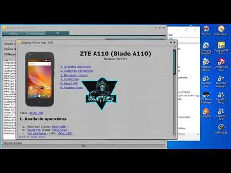 How To Frp ZTE A110 Blade A110 Reset FRP YouTube