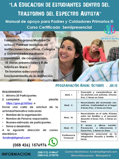 Fundación Mochila de Sueños del Joven Simón Boletín informativo de