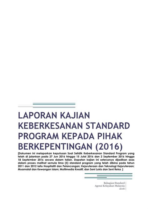 Pdf Laporan Kajian Keberkesanan Standard Rajah 4 Peratusan Responden Bagi Soalan Di