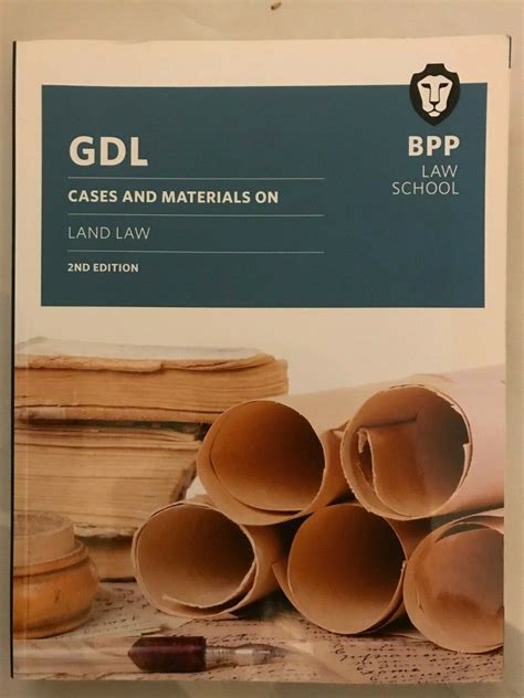 GDL Cases And Materials On Land Law Paperback 2nd Edition For Sale