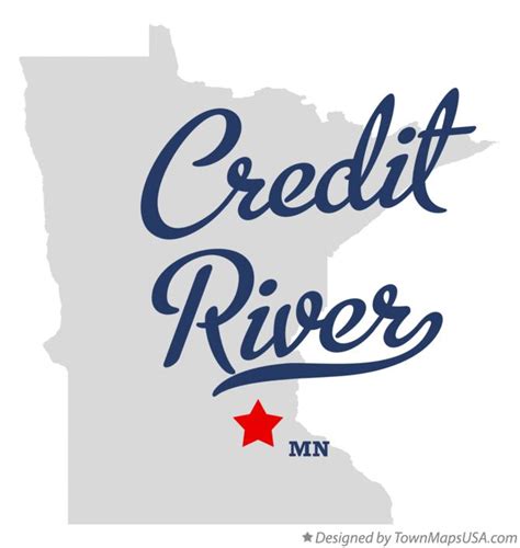 Map Of Credit River Mn Minnesota