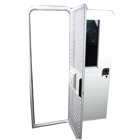 Rv Entry Door With Ventilated Mesh
