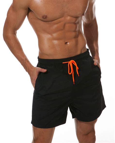 Barnkas Mens Swim Trunks Board Shorts Quick Dry Beach Shorts With Mesh