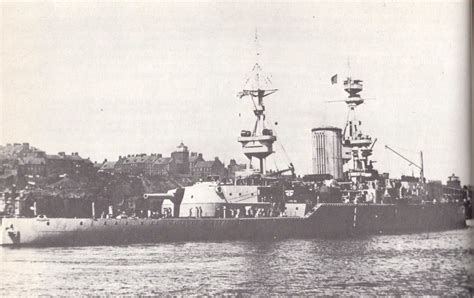 The Stern Of Modified Courageous Class Battlecruiser Hms Furious