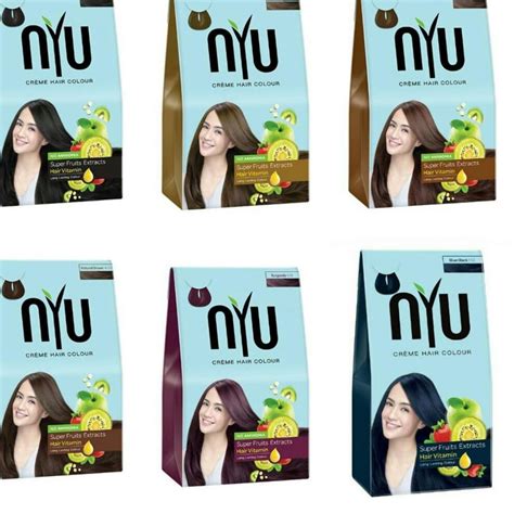 Jual Populer Nyu Creme Hair Colour Box Pewarna Rambut Shopee Indonesia