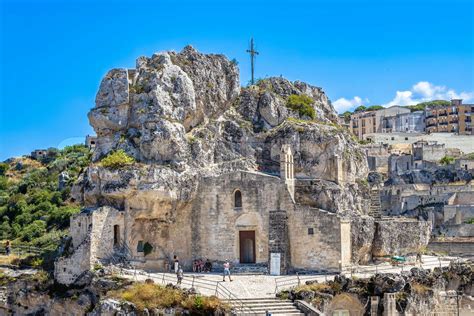 Rock Church Of Santa Maria Di Idris In The Sasso Caveoso Of Matera In