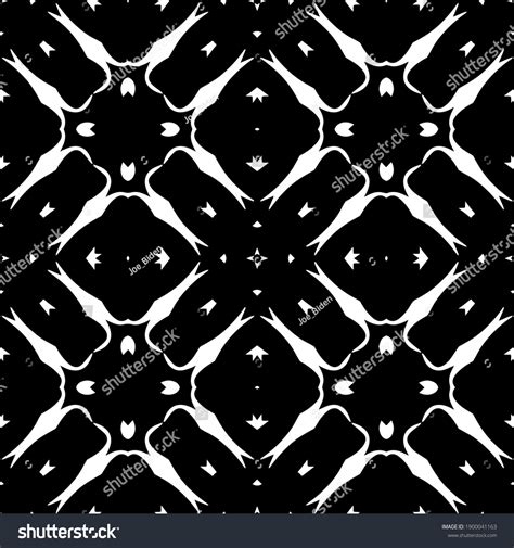 Black White Texture Seamless Geometric Pattern Stock Vector (Royalty ...