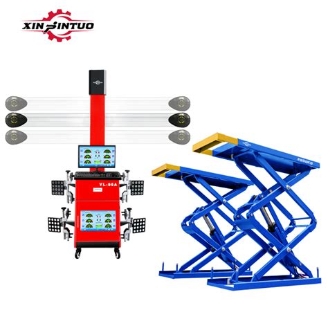 Xinjintuo Hydraulic Inground Scissor Car Lift Vehicle Maintenance