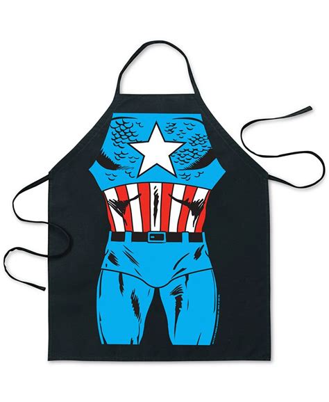 Icup Captain America Character Apron Macys