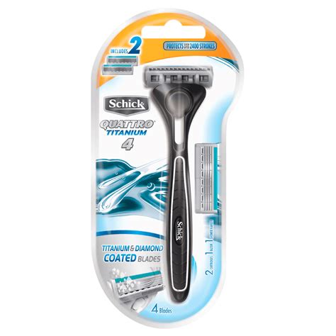 Schick Quattro Titanium Blade Refills |Schick Hydro AU