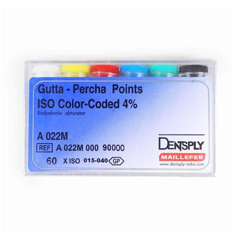 Dentsply Gutta Percha Points 4 Taper Best Price Endodontics