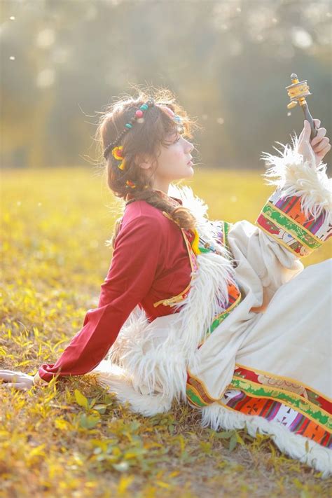 格桑女孩 人像 颇可 我要上开屏 Spc大赛人物组 写真 摄影 藏族 写真 民族衣装 人像