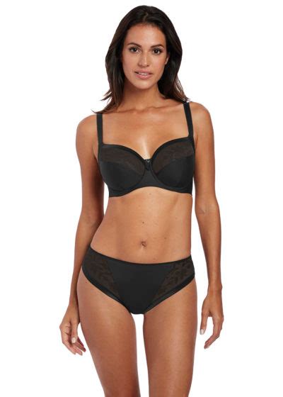 Fantasie Illusion UW Side Support Bra Black Lingerie Box
