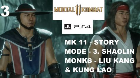 Mortal Kombat 11 3 Shaolin Monks Liu Kang And Kung Lao Part 1