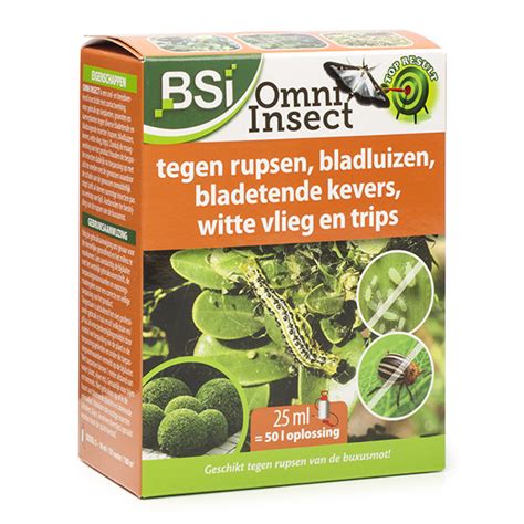 Buxusrupsen Omni Insect Bsi Concentraat Insecticide Bsi Kabelshop Nl