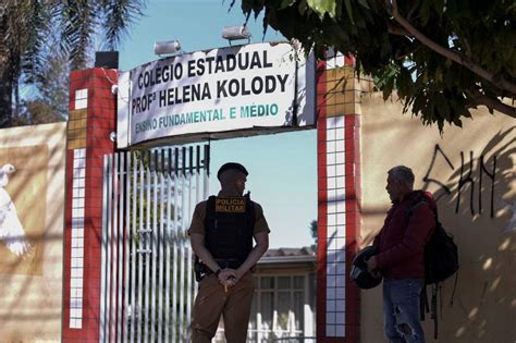 Ataques A Escolas No Brasil 05 04 2023 Cotidiano Fotografia