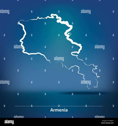 Armenia Country Map Imágenes vectoriales de stock Alamy