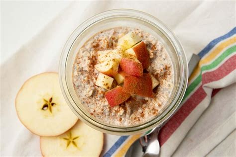 Apple Cinnamon Overnight Oats Recipe Wholefully