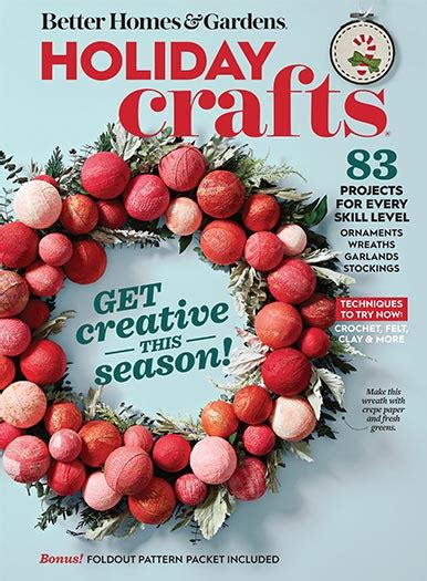 Better Homes Gardens Holiday Crafts Magazine Store