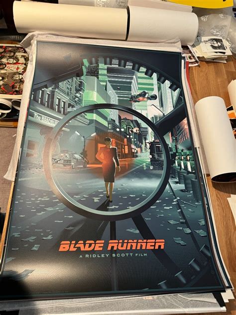 Blade Runner No Expectation Boulevard Timed Screen Print Laurent