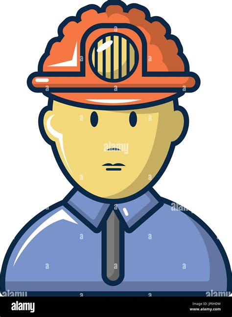 Male Miner Icon Cartoon Style Stock Vector Image And Art Alamy