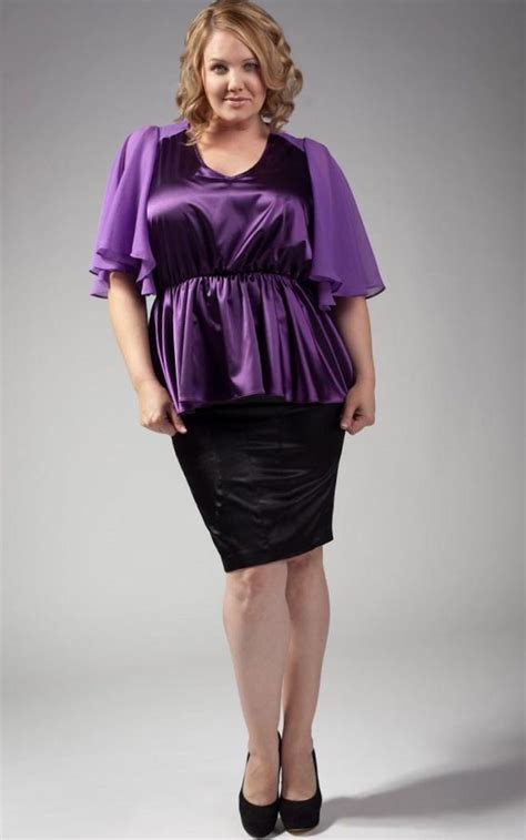 Satin Plus Size Dresses Pluslook Eu Collection