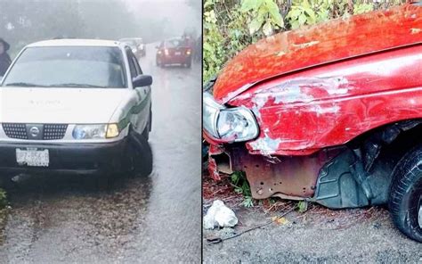 Chocan dos vehículos en el tramo Tenejapa San Juan Cancuc El