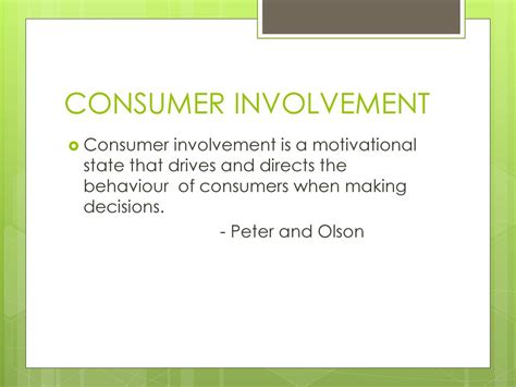 Consumer Profiling Involvement And Decision Making Ppt Download