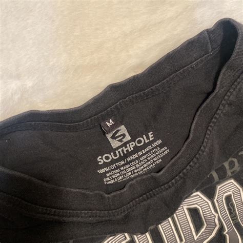 Rare Vintage Y K Black Southpole Shirt Good Depop