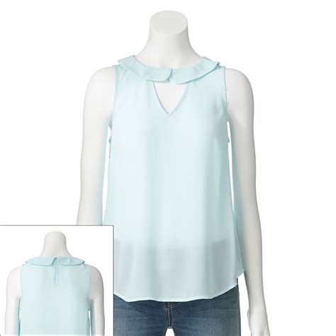 Lc Lauren Conrad Crepe Top Women S