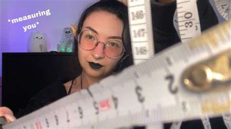 Asmr Fast And Chaotic Taking Your Measurements Youtube