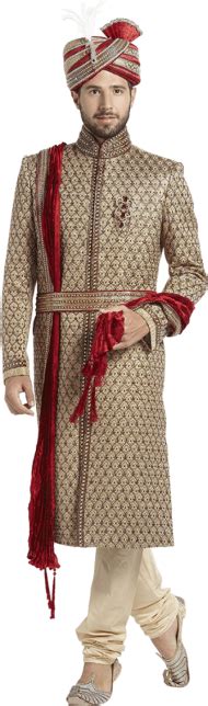 Free Download Hd Png Kurta Pajama Sherwani In Manyavar Png Image With