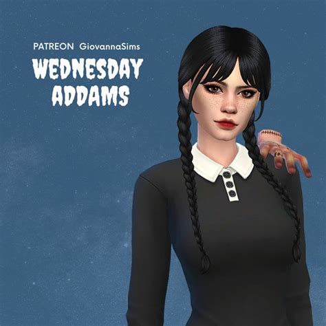 Wednesday Addams Versão 2 GiovannaSims on Patreon Wednesday addams