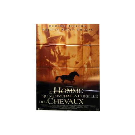 Affiche De Film L Homme Qui Murmurait L Oreille Des Chevaux