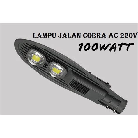 Jual LAMPU JALAN PJU LED 100W COBRA 100 WATT COBRA 100 W COB PUTIH