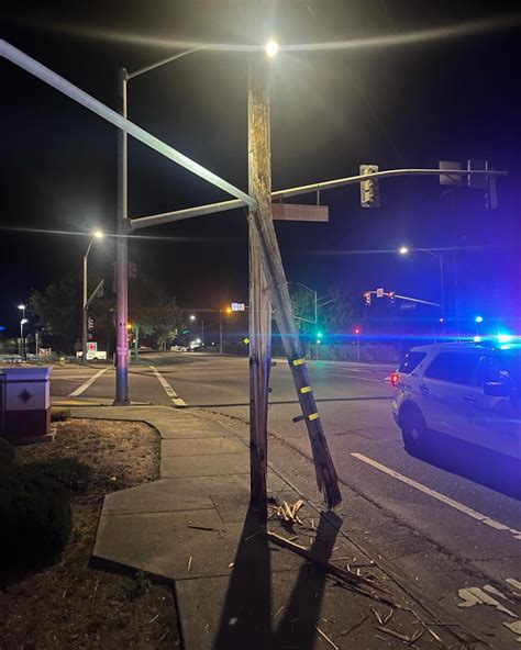 Man Arrested After Crashing Into Power Pole In Windsor The Press Democrat