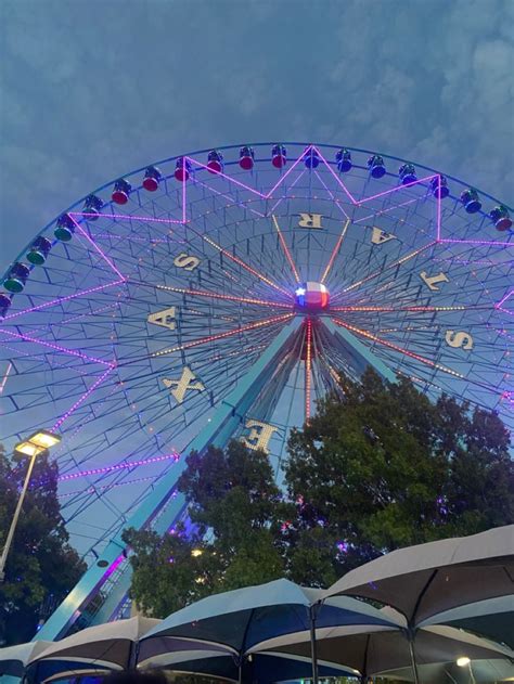 Texas State Fair Ferris Wheel State Fair Texas State Fair Fair Grounds