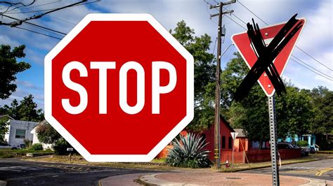 Yield Sign On Road