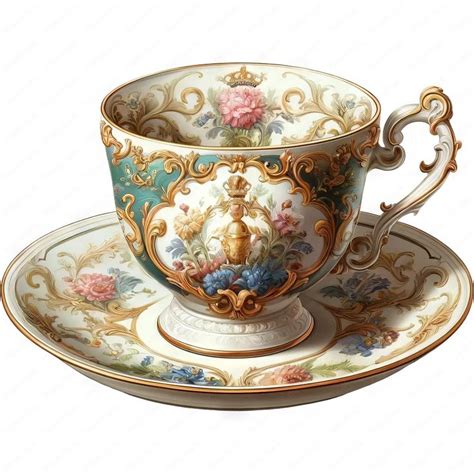 Teacup Clipart Delicate Teacup Clipart Bundle High Quality Designs