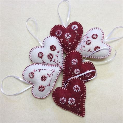 Valentines Day Decorfelt Heart Ornaments Valentines 137