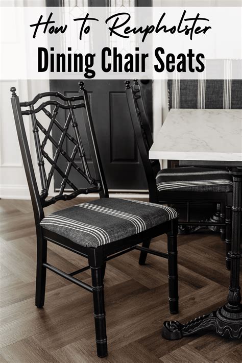 How To Reupholster Dining Chair Seats Faux Bamboo Chair Makeover Bless Er House