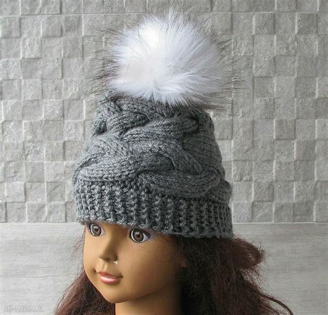 czapka beret dla dziecka zima dziecko beanie ღ art Madam pl