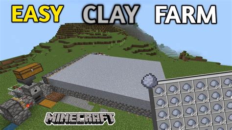 Easy Clay Farm In Minecraft Pe And Bedrock 1 20 MCPE Xbox PS4