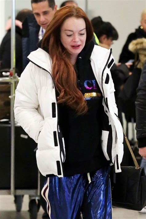 Lindsay Lohan Arrives At Airport In Athens 02232019 Hawtcelebs